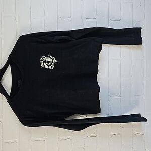 2/$10 Vans, raw-edge, long sleeve